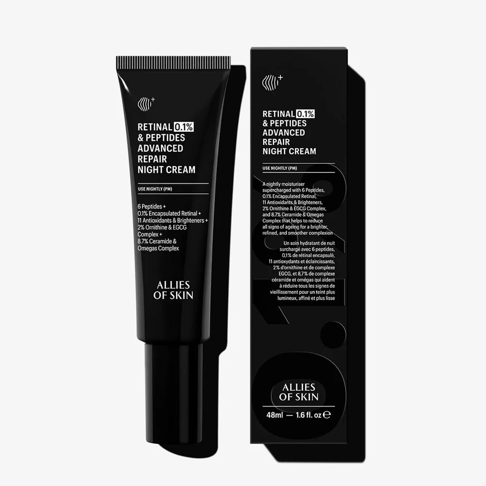 ALLIES OF SKIN 0.1 % RETINAL & PEPTIDES REPAIR NIGHT CREAM НОЧНОЙ АНТИВОЗРАСТНОЙ КРЕМ