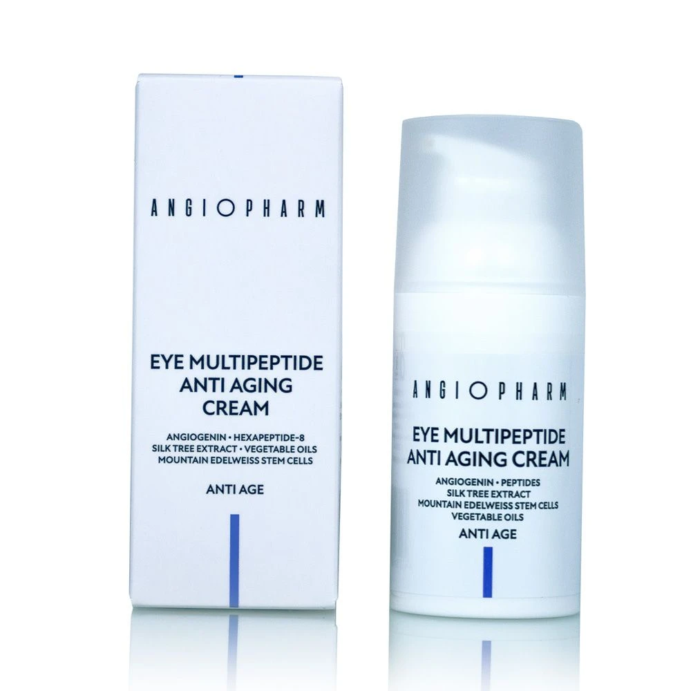 ANGIOPHARM EYE MULTIPEPTIDE ANTI AGING CREAM МУЛЬТИПЕПТИДНЫЙ ОМОЛАЖИВАЮЩИЙ КРЕМ ВОКРУГ ГЛАЗ
