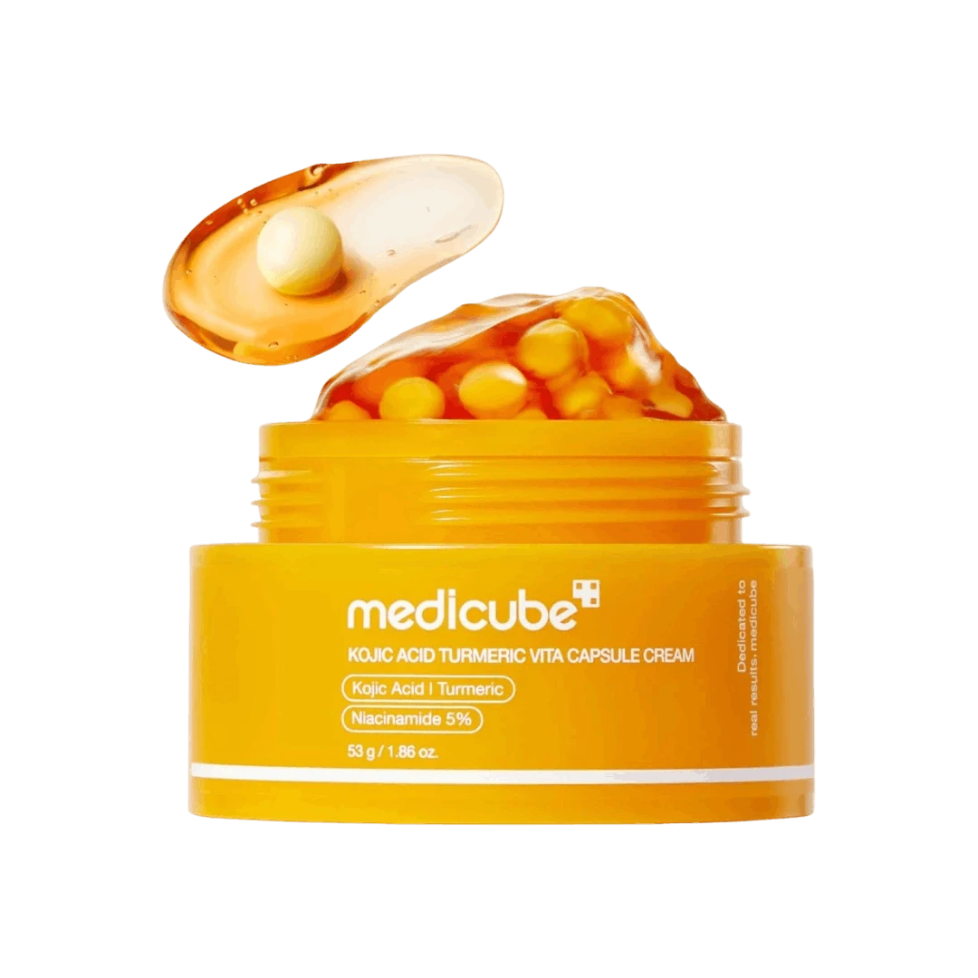 MEDICUBE KOJIC ACID TURMERIC VITA CAPSULE CREAM КРЕМ ДЛЯ ЛИЦА 