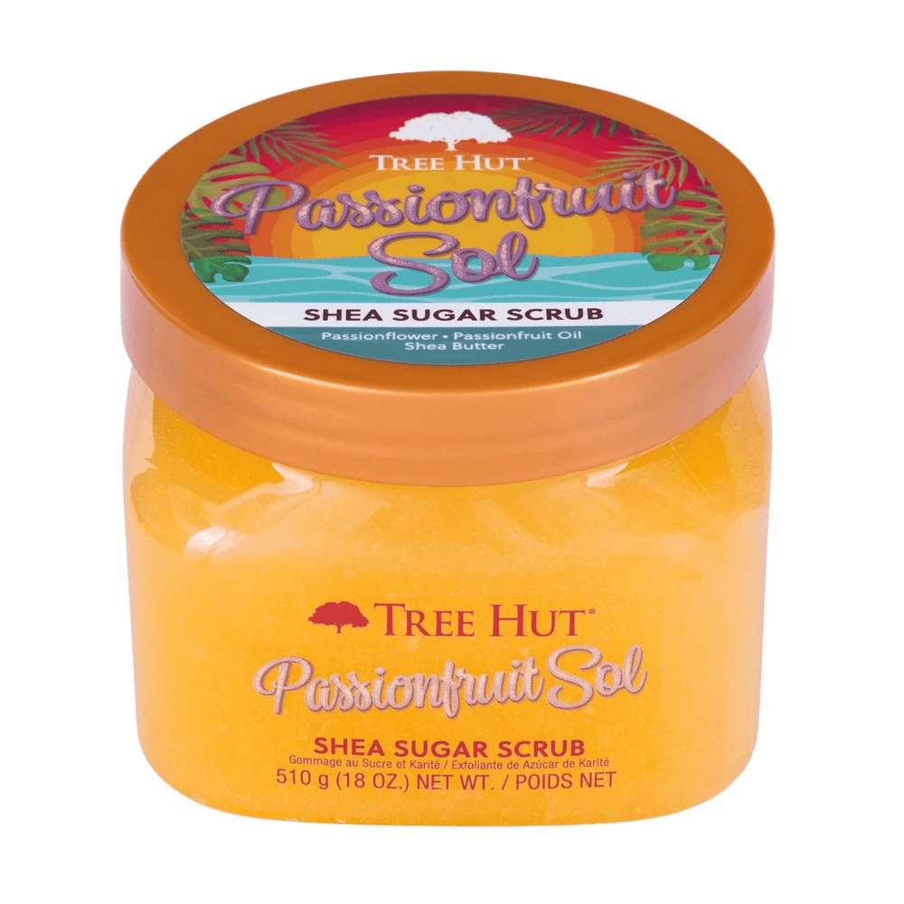 TREE HUT PASSIONFRUIT SOL SHEA SUGAR SCRUB СКРАБ ДЛЯ ТЕЛА 