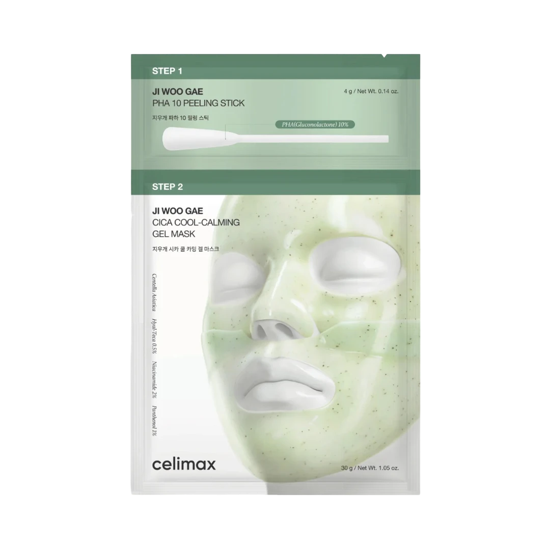 CELIMAX JI WOO GAE CICA COOL-CALMING GEL MASK МАСКА