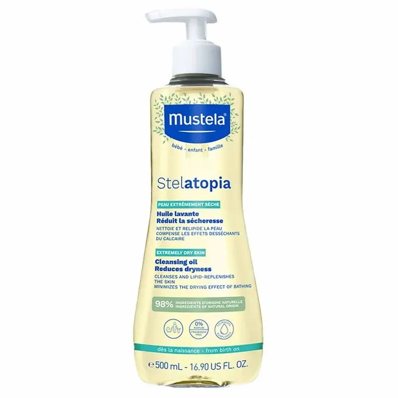 MUSTELA STELATOPIA CLEANSIING OIL МАСЛО ДЛЯ КУПАНИЯ