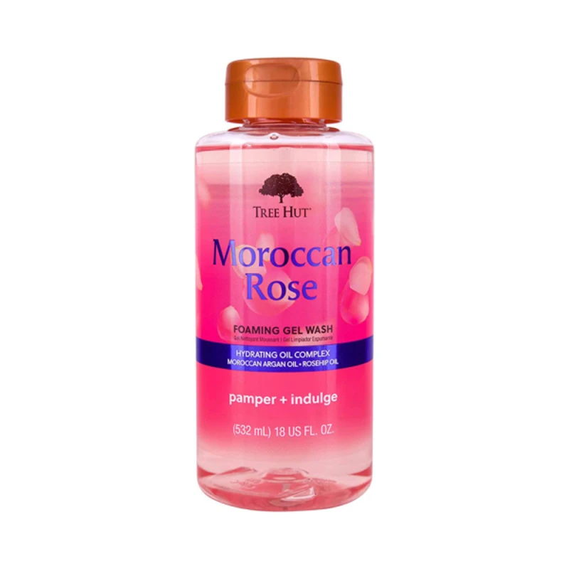 TREE HUT MOROCCAN ROSE FOAMING GEL WASH ГЕЛЬ ДЛЯ ДУША