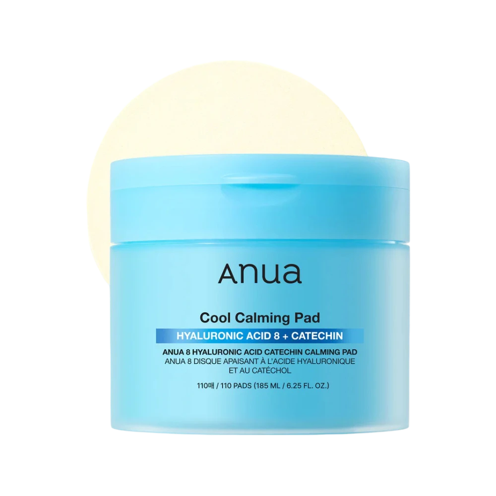 ANUA HYALURON ACID 8+CATECHIN COOL CALMING PAD ПЭДЫ ДЛЯ ЛИЦА 