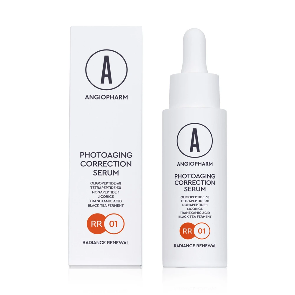 ANGIOPHARM PHOTOAGING CORRECTION SERUM СЫВОРОТКА ДЛЯ КОРРЕКЦИИ ФОТОСТАРЕНИЯ 