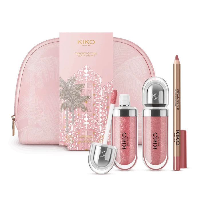KIKO MILANO THEREADS OF TIME GLOSS IT UP LIP KIT НАБОР В КОСМЕТИЧКЕ  
