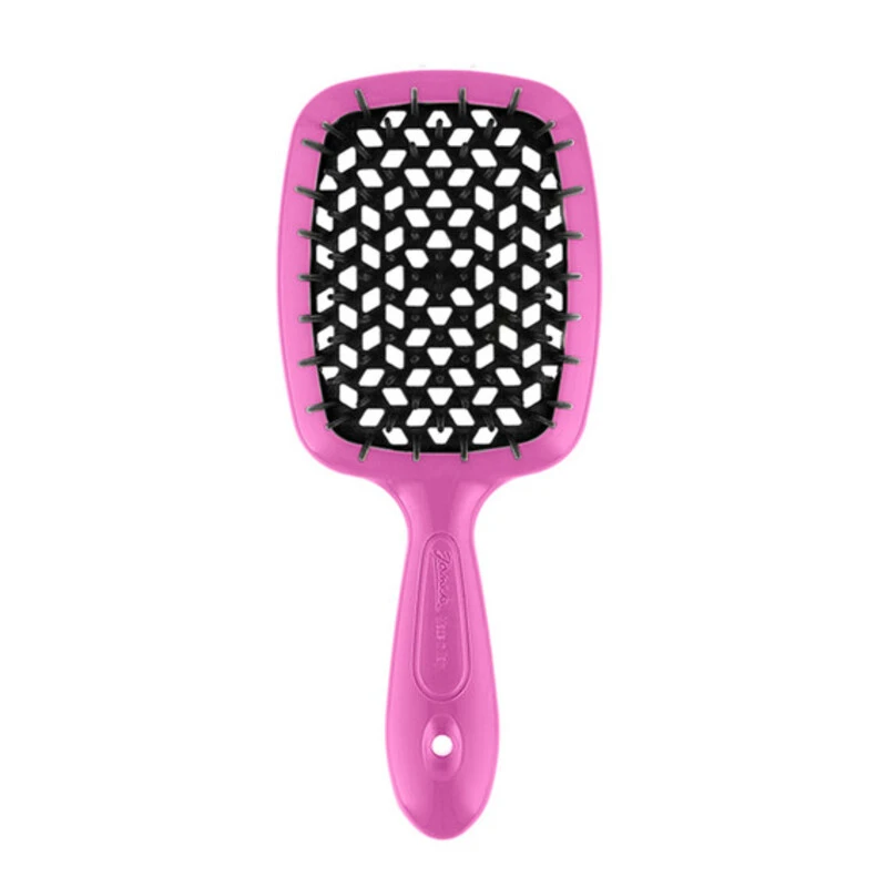 JANEKE SUPERBRUSH SMALL ФУКСИЯ-ЧЕРНАЯ РАСЧЕСКА