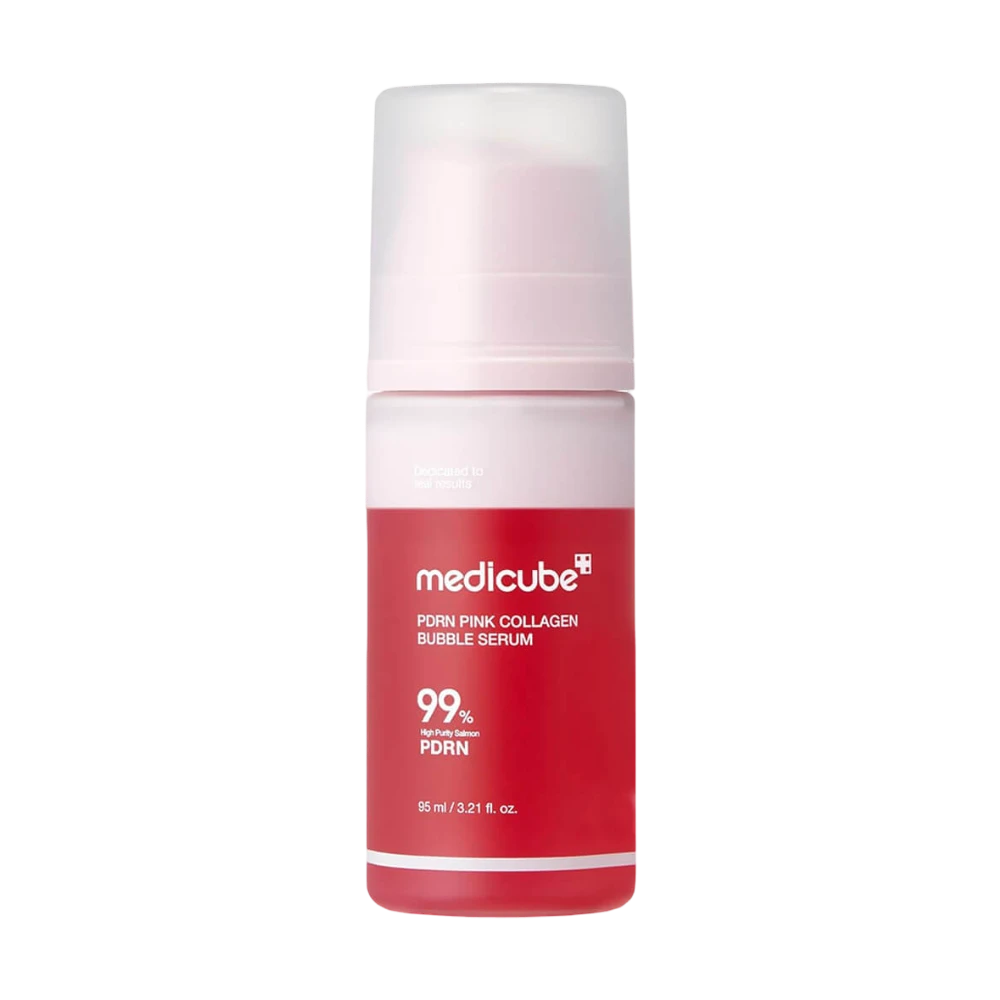 MEDICUBE PDRN PINK COLLAGEN BUBBLE SERUM СЫВОРОТКА ДЛЯ ЛИЦА