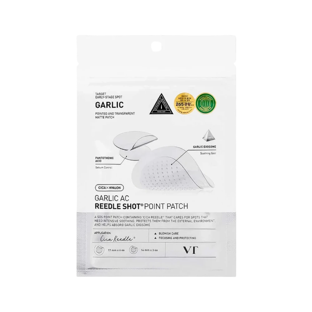 VT COSMETICS GARLIC AC REEDLE SHOT POINT PATCH ПАТЧИ ПРОТИВ ПРЫЩЕЙ