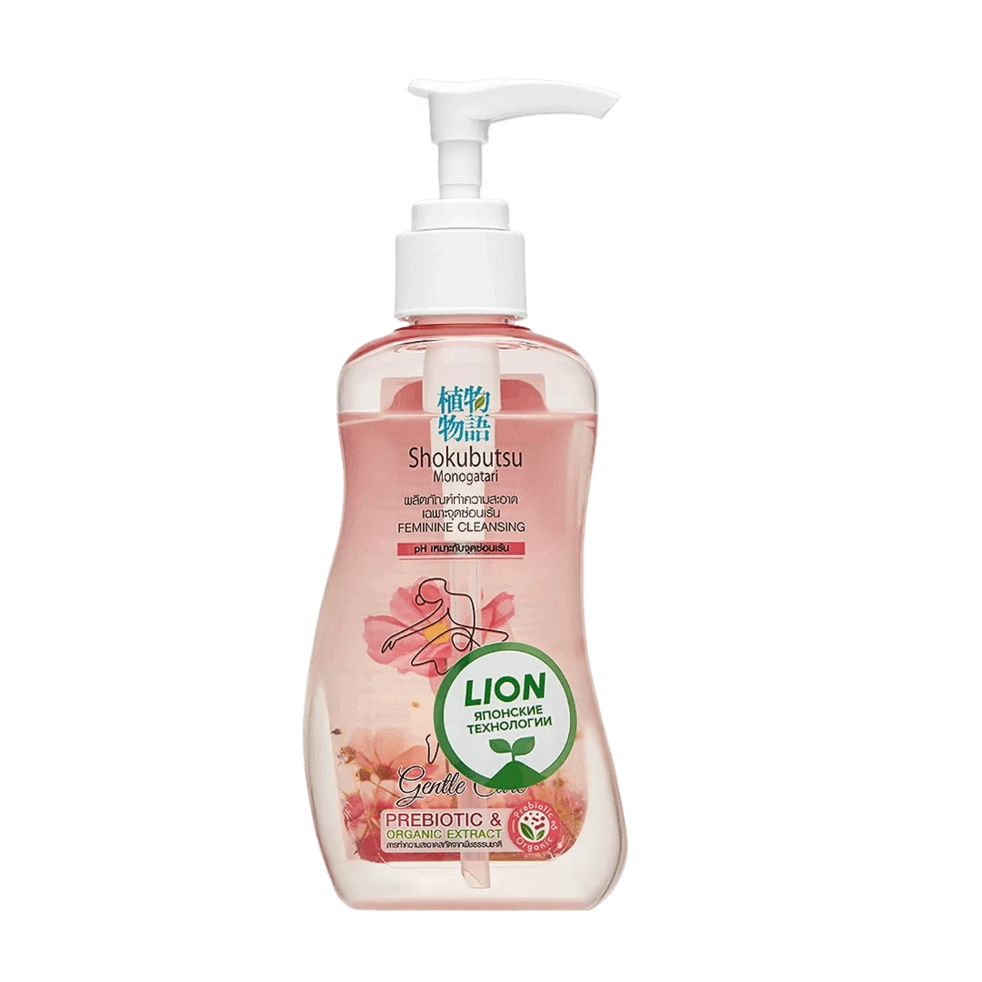 SHOKUBUTSU PREBIOTIC & ORGANIC EXTRACT ГЕЛЬ ДЛЯ ИНТИМНОЙ ГИГИЕНЫ С АЛОЭ ВЕРОЙ И ПЕРИЛЛОЙ