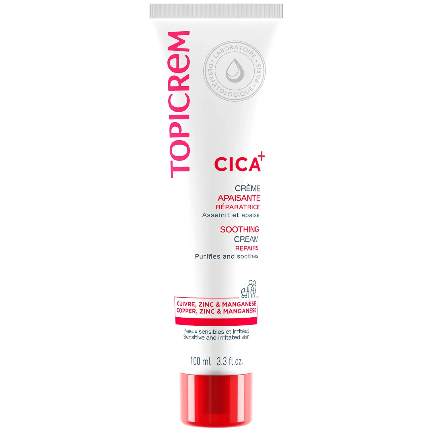 TOPICREM CICA SOOTHING CREAM REPAIRS КРЕМ ДЛЯ ЛИЦА УСПОКАИВАЮЩИЙ