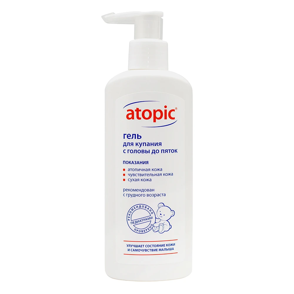 ATOPIC ГЕЛЬ ДЛЯ КУПАНИЯ С ГОЛОВЫ ДО ПЯТОК 