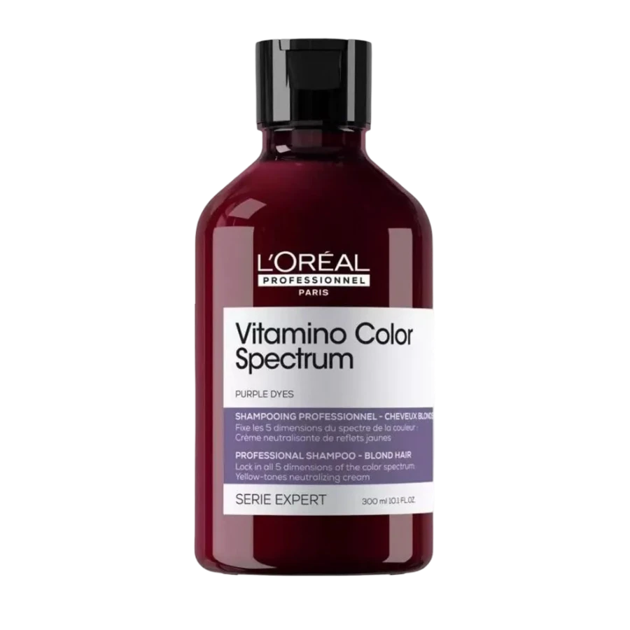 L'OREAL VITAMINO COLOR SPECTRUM BLOND HAIR SHAMPOO ШАМПУНЬ С ФИОЛЕТОВЫМ ПИГМЕНТОМ 