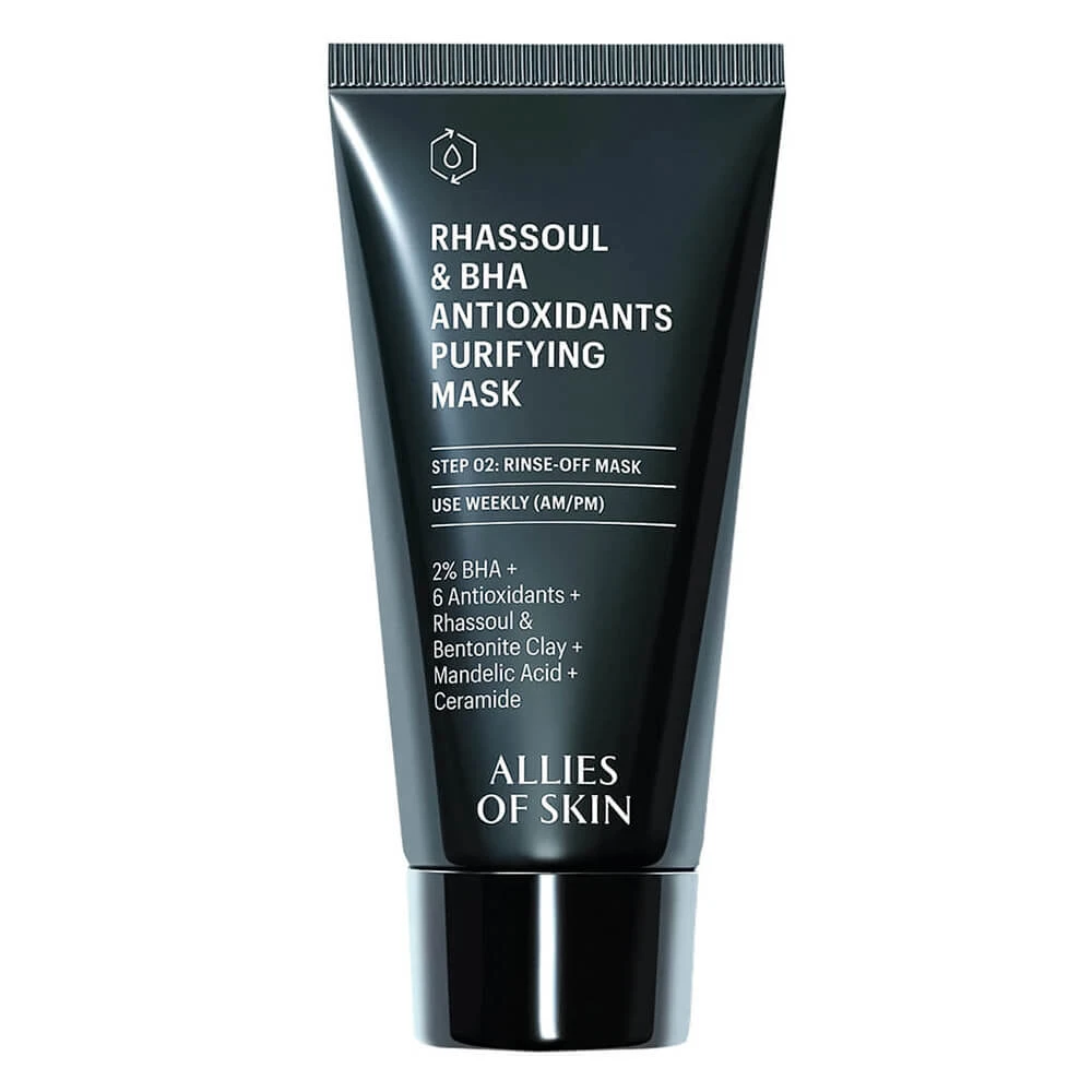ALLIES OF SKIN RHASSOUL & BHA ANTIOXIDANTS PURIFYING MASK ОЧИЩАЮЩАЯ МАСКА