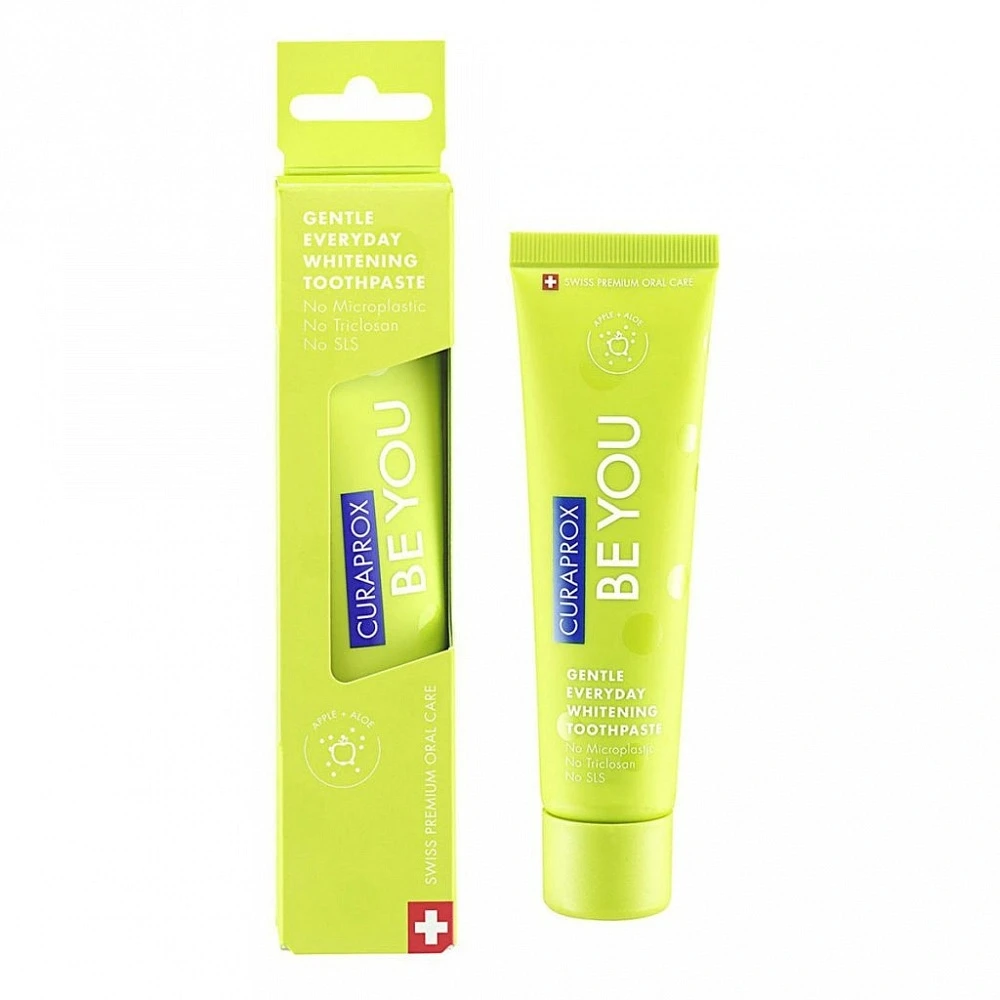 CURAPROX BE YOU APPLE+ALOE GENTLE EVERYDAY WHITENING TOOTHPASTE ЗУБНАЯ ПАСТА  