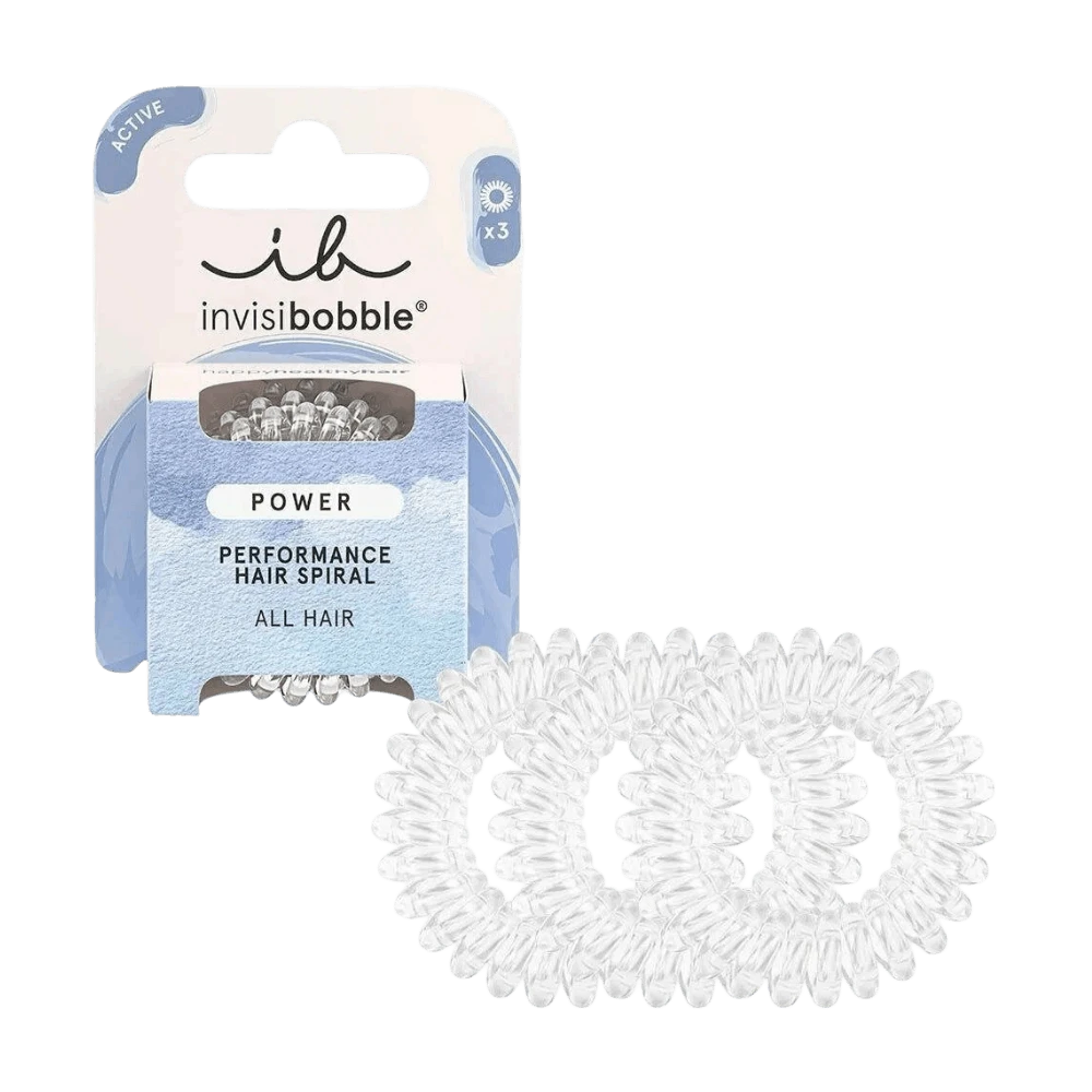 INVISIBOBBLE POWER CRYSTAL CLEAR X3 РЕЗИНКИ ДЛЯ ВОЛОС