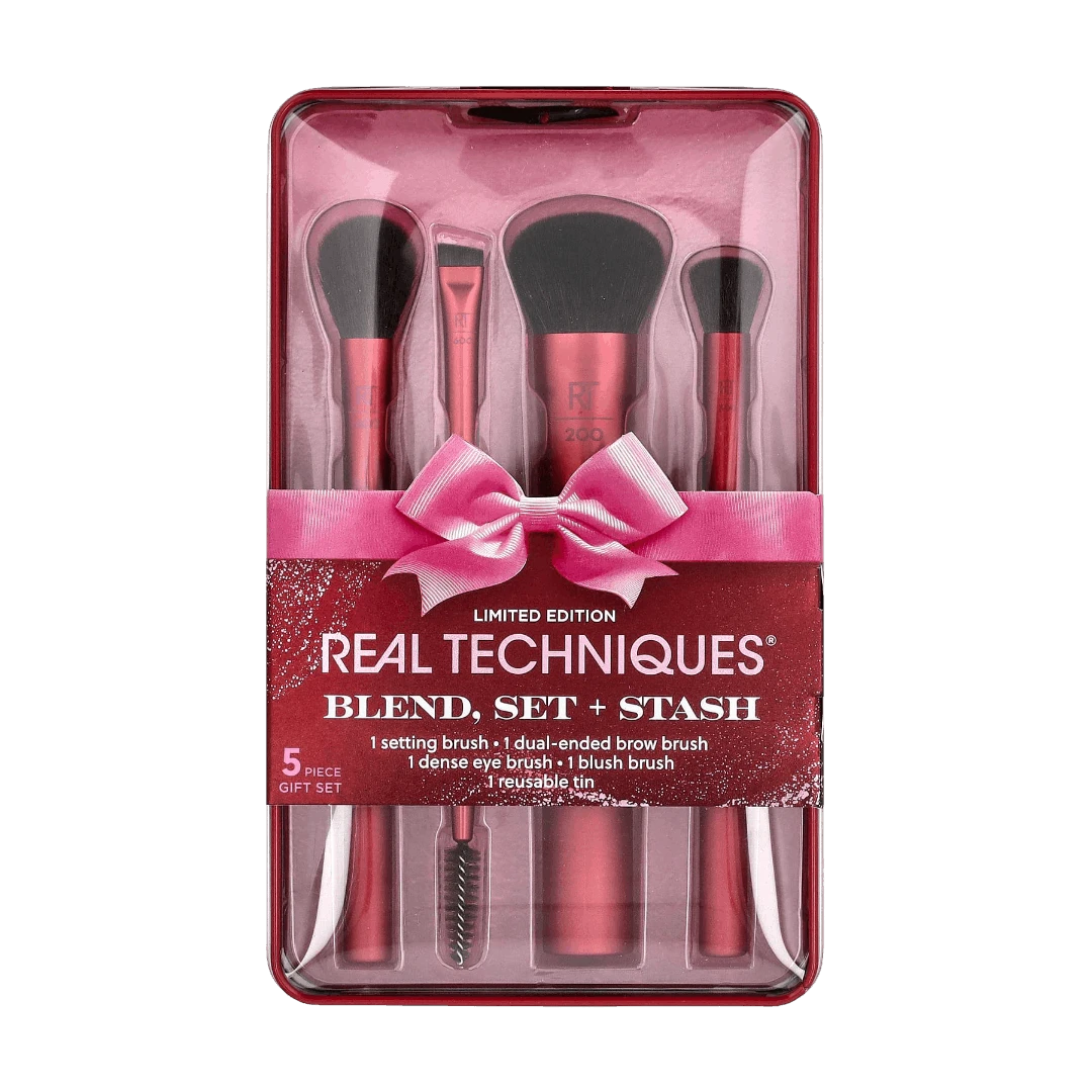 REAL TECHNIQUES BLEND SET + STASH НАБОР КИСТЕЙ