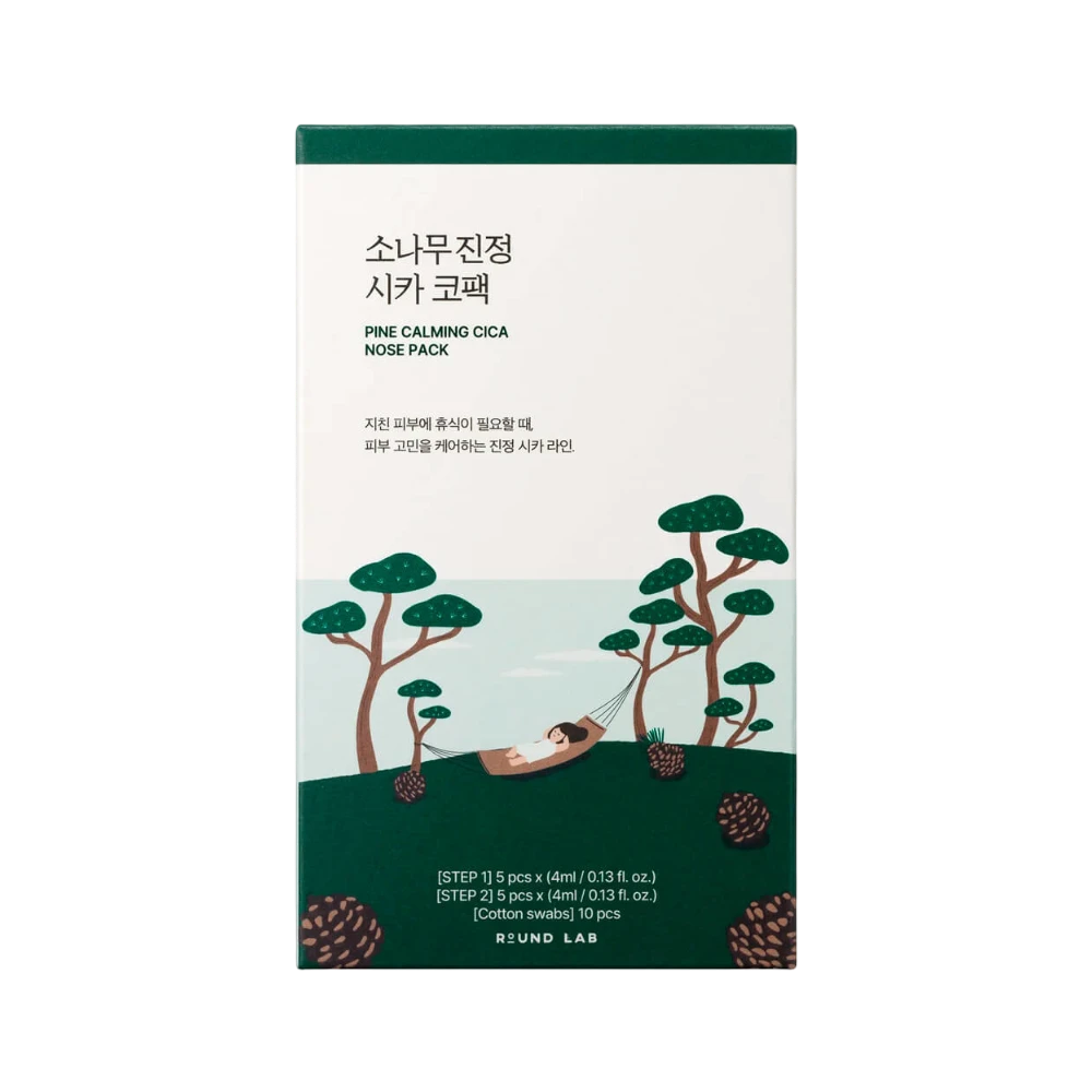 ROUND LAB PINE CALMING CICA NOSE PACK ПАТЧИ ДЛЯ НОСА