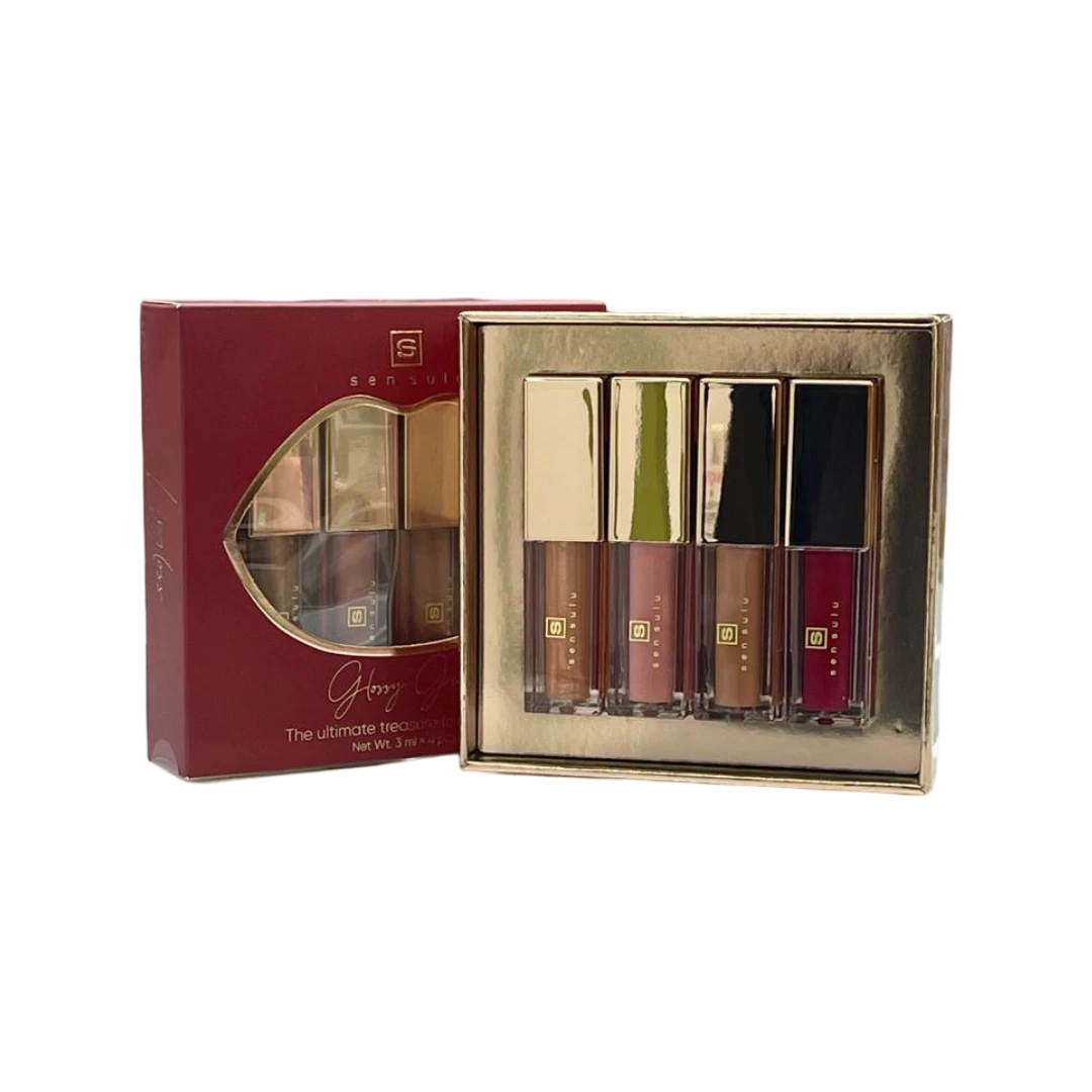 SEN SULU GLOSSY GEMS THE ULTIMATE TREASURE FOR YOUR LIPS НАБОР 