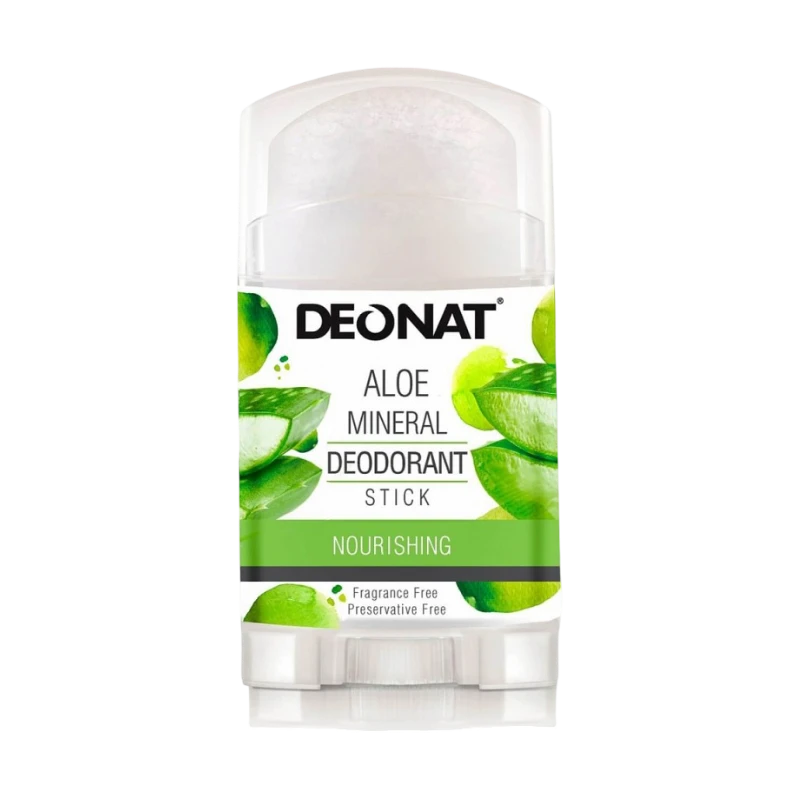 DEONAT ALOE MINERAL DEODORANT STICK ДЕЗОДОРАНТ КРИСТАЛЛ С СОКОМ АЛОЭ
