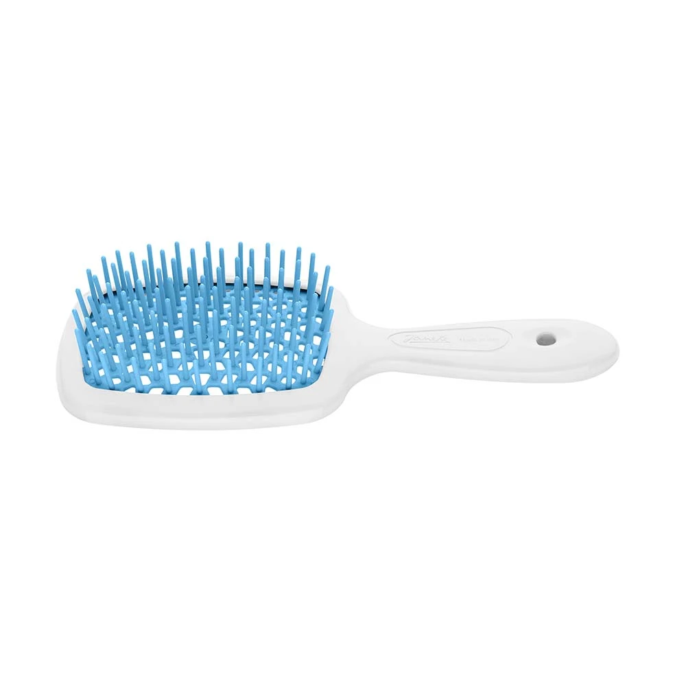 JANEKE SUPERBRUSH CLASSIC  БЕЛО-ГОЛУБАЯ РАСЧЕСКА