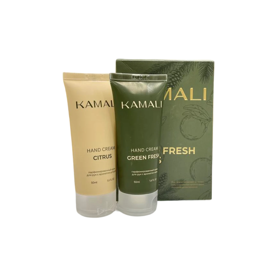 KAMALI GREEN FRESH CITRUS HAND CREAM НАБОР ИЗ 2 КРЕМОВ ДЛЯ РУК 