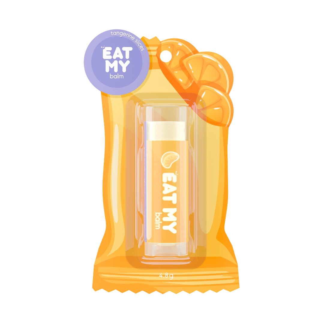 EAT MY BALM БАЛЬЗАМ ДЛЯ ГУБ МАНДАРИНОВЫЕ ДОЛЬКИ