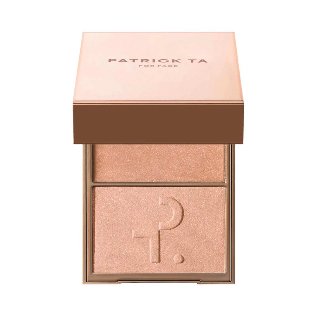 PATRICK TA MAJOR GLOW CREME POWDER LIGHT REFLECTING HIGHLIGHTER DUO ПАЛЕТКА ХАЙЛАЙТЕРОВ