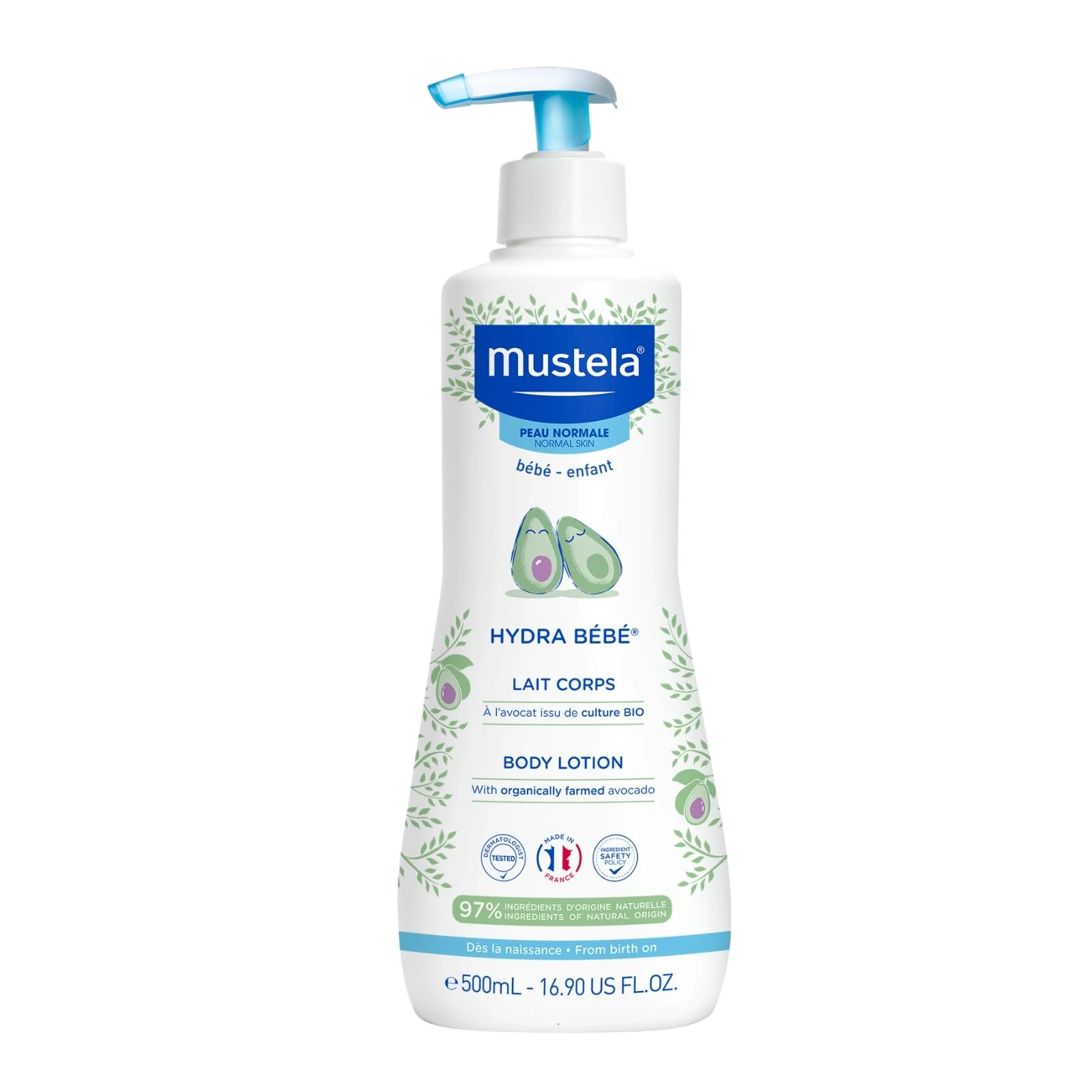MUSTELA HYDRA BEBE BODY LOTION ЛОСЬОН ДЛЯ ТЕЛА С АВОКАДО 