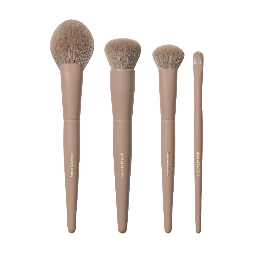 MORPHE ICED MOCHA 4-PIECE FACE BRUSH SET НАБОР КИСТЕЙ