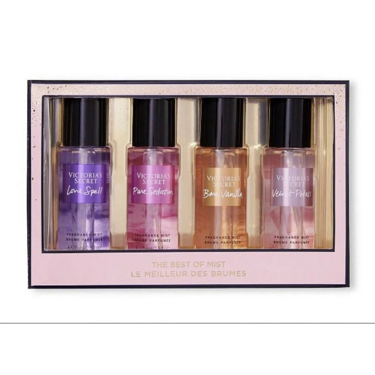 VICTORIA'S SECRET THE BEST OF MIST SET НАБОР ИЗ 4 МИНИ МИСТОВ 