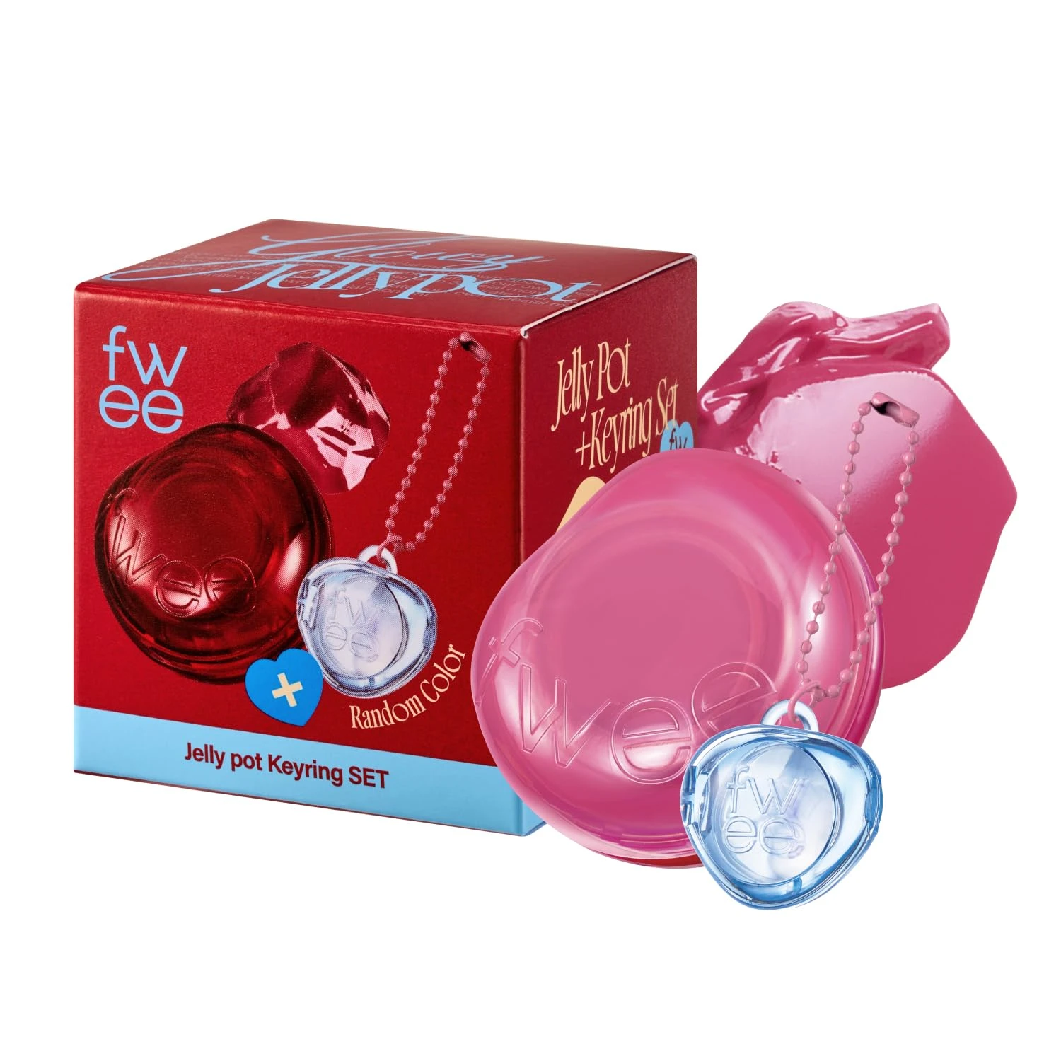 FWEE GLOWY JELLY POT ЖЕЛЕ ДЛЯ ГУБ + БРЕЛОК