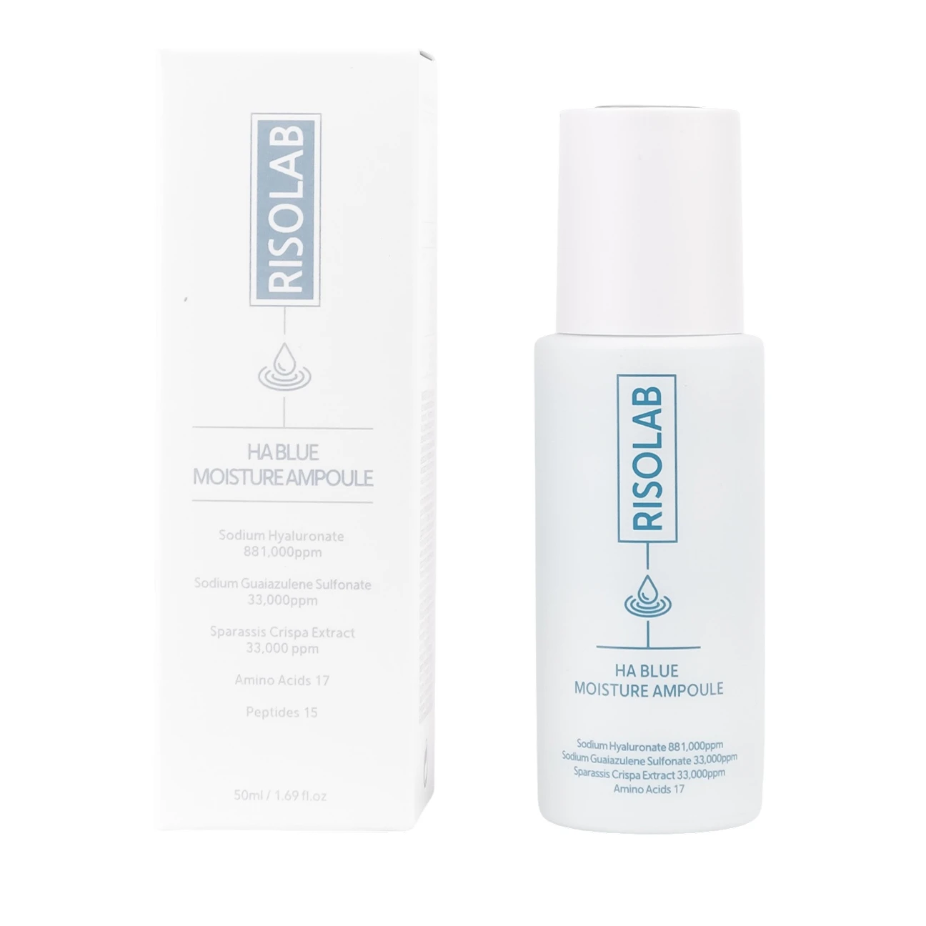 RISOLAB HA BLUE MOISTURE AMPOULE УВЛАЖНЯЮЩАЯ СЫВОРОТКА 