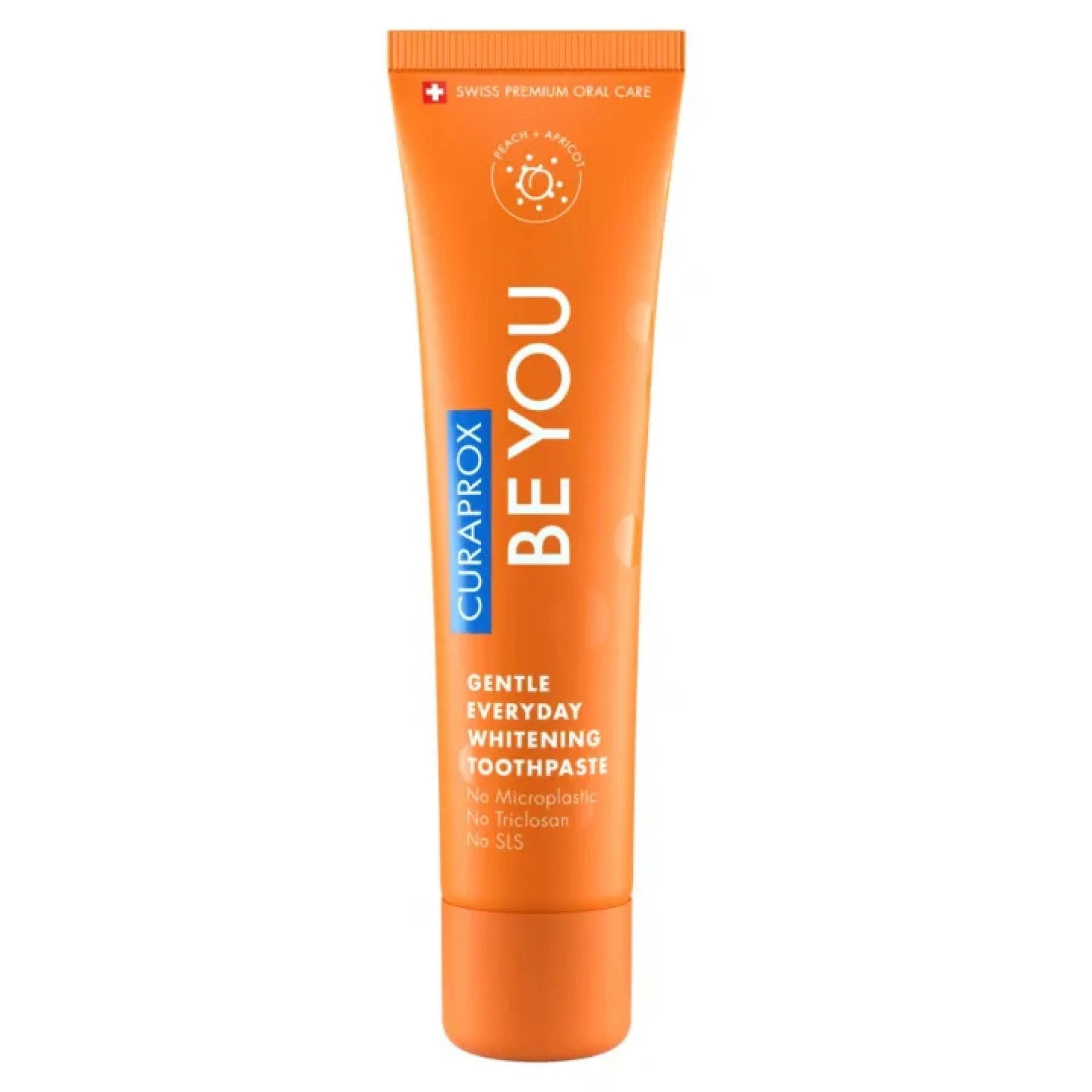 CURAPROX BE YOU PEACH+APRICOT GENTLE EVERYDAY WHITENING TOOTHPASTE ЗУБНАЯ ПАСТА 