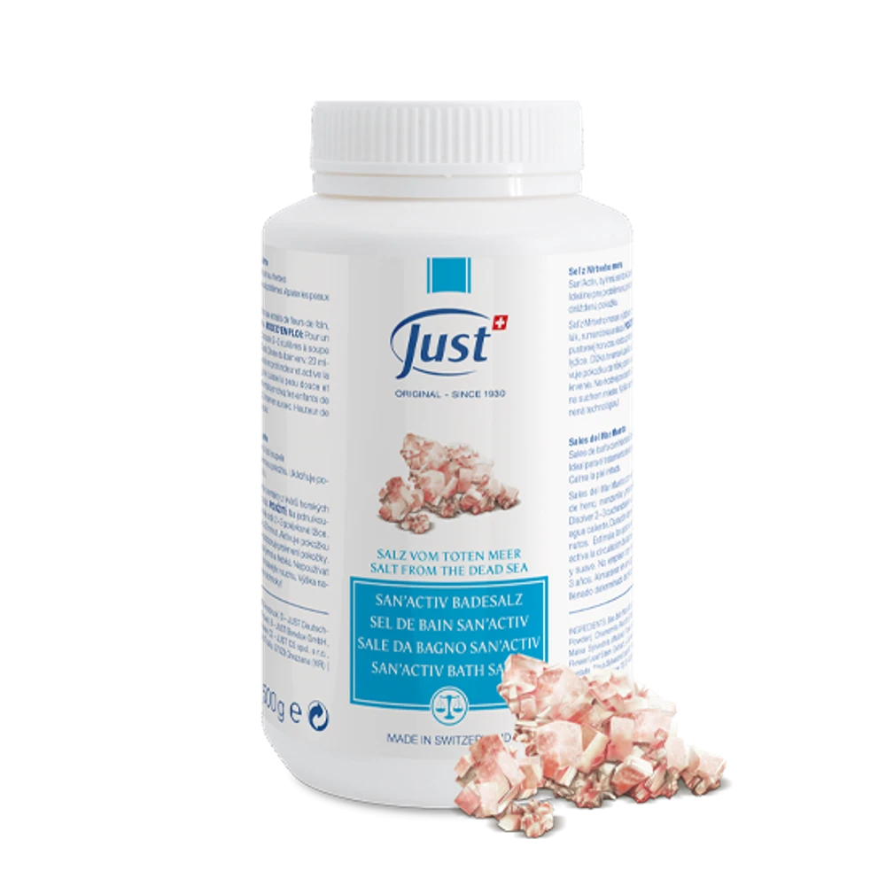 JUST SANACTIV BADESALZ SALT FROM THE DEAD SEA СОЛЬ ДЛЯ ВАНН