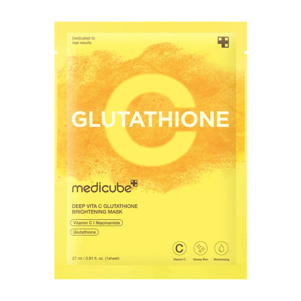 MEDICUBE DEEP VITA C GLUTATHIONE BRIGHTENNING MASK МАСКА ДЛЯ ЛИЦА