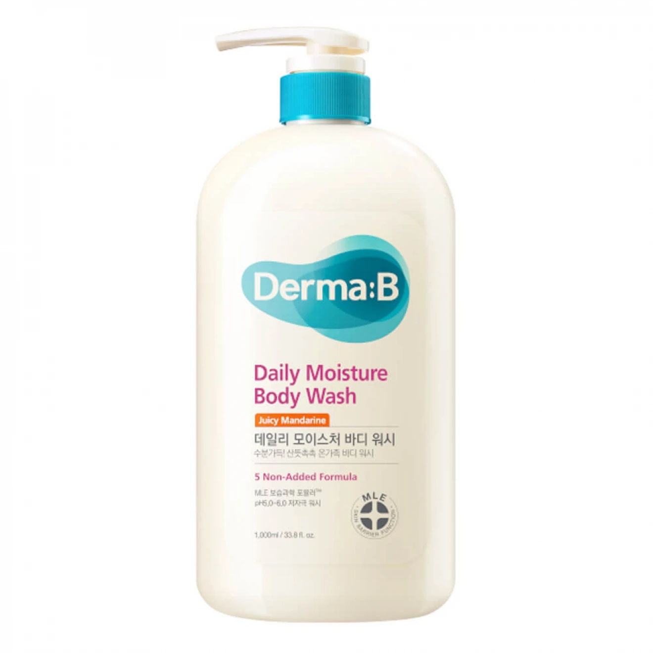 DERMA:B DAILY MOISTURE BODY WASH JUICY MANDARINE ГЕЛЬ ДЛЯ ДУША