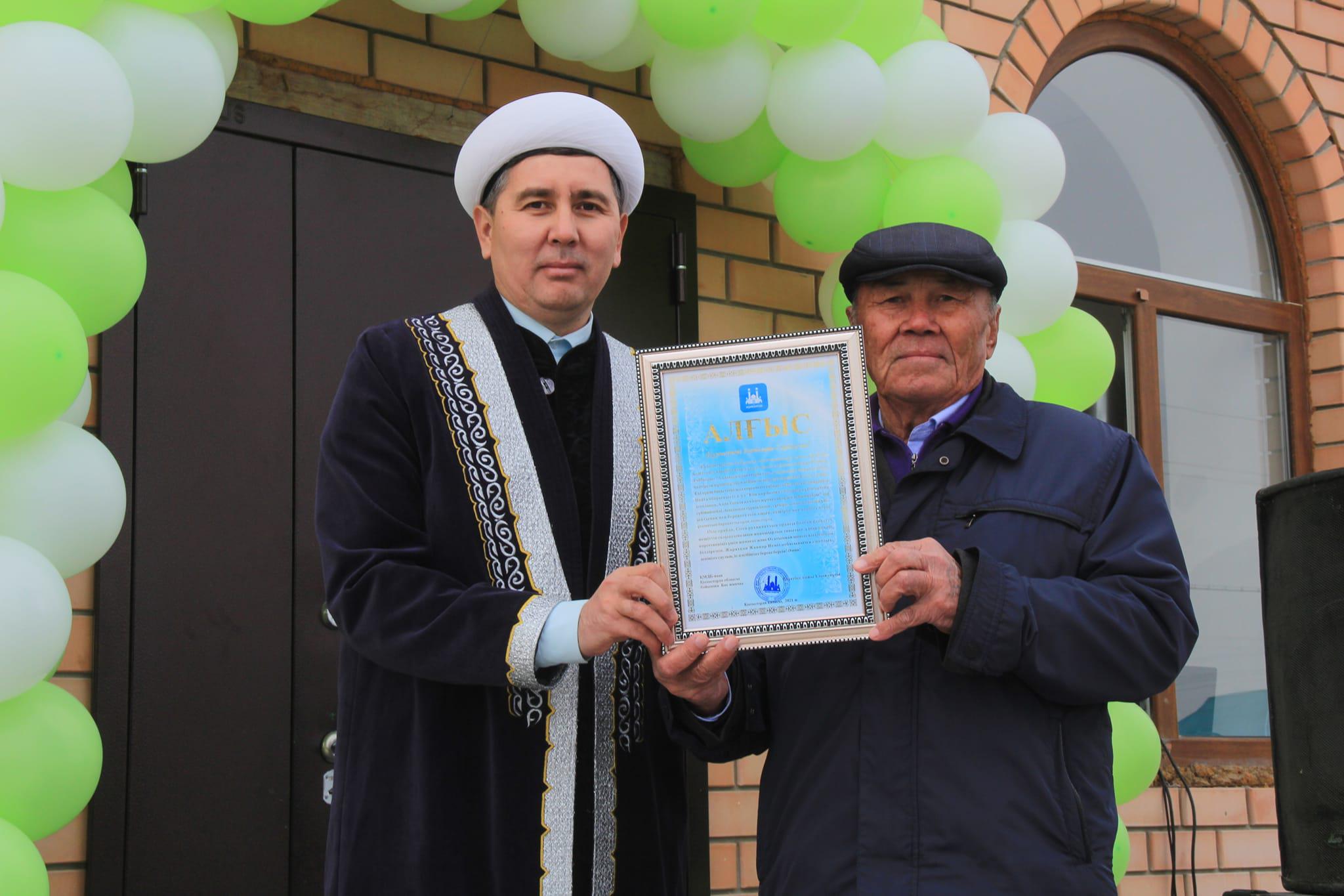Қызылорда: Абай ауылында мешіт ашылды