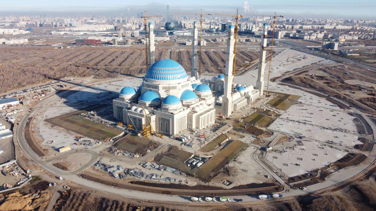 Жаңа мешіттің фотолары жарияланды