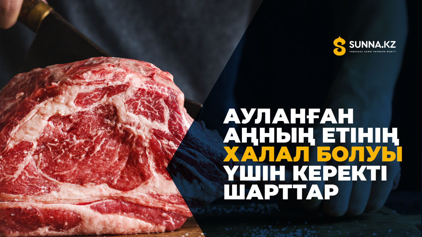 Ауланған аңның етінің халал болуы үшін керекті шарттар