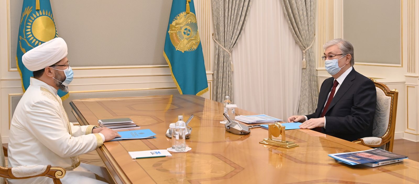 Мемлекет басшысы бас мүфтиді қабылдады