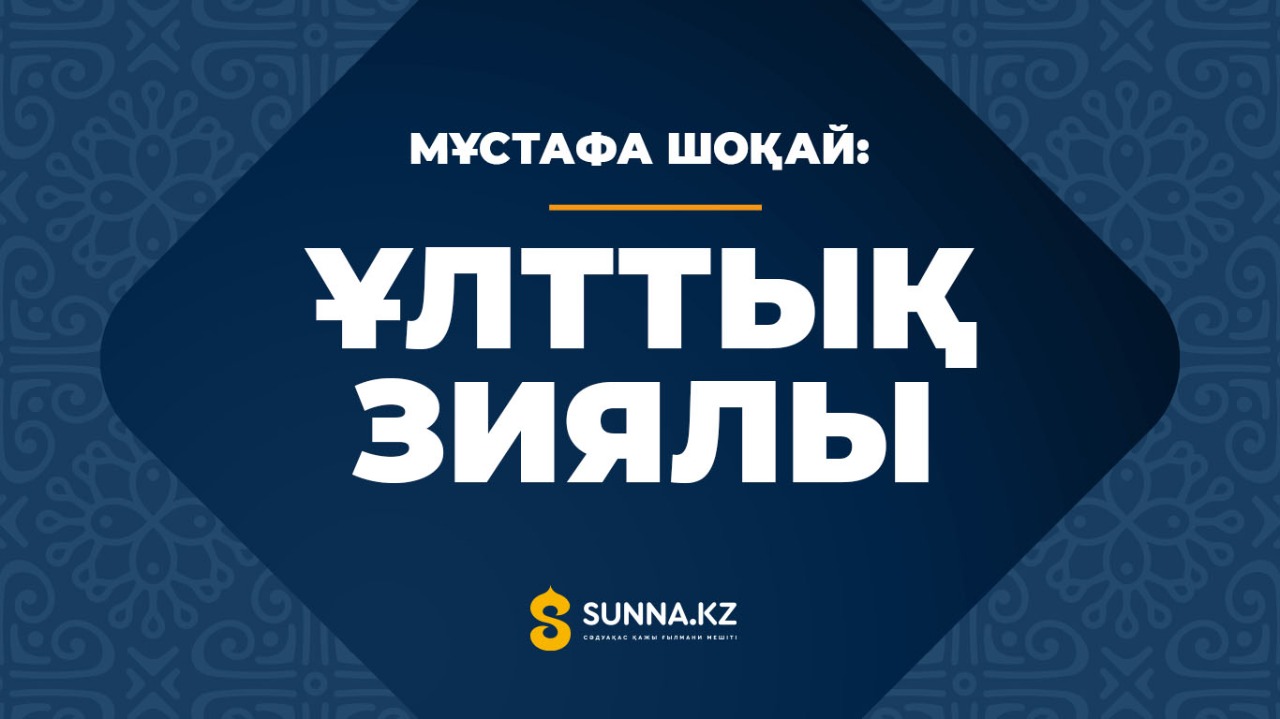 Мұстафа Шоқай: Ұлттық зиялы
