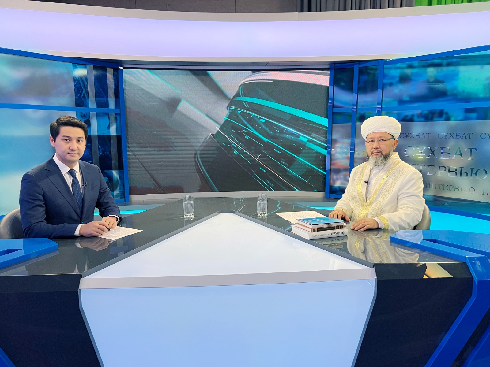 Бас мүфти «Хабар 24» арнасына сұхбат берді