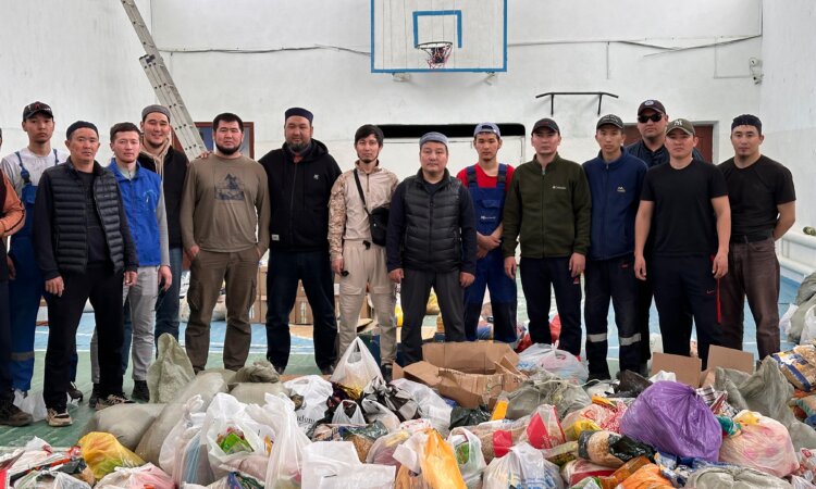 Мүфтият ұйымдастырған көмек Жылыойға жетті