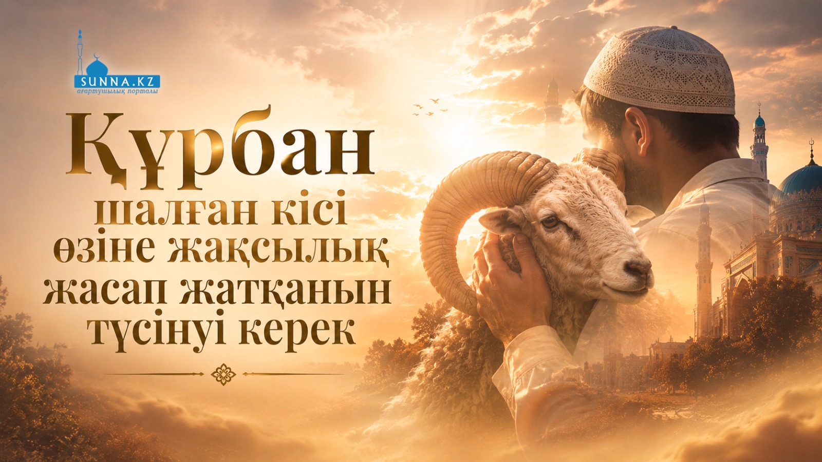 Құрбан шалған кісі өзіне жақсылық жасап жатқанын түсінуі керек